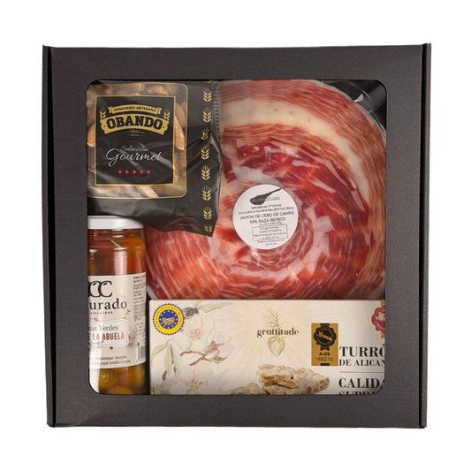 Gurmaniškas rinkinys dovanai 4 dalių de Cebo de Campo 50% Iberico