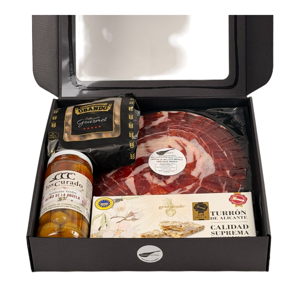 Gurmaniškas rinkinys dovanai 4 dalių de Bellota 100% Iberico