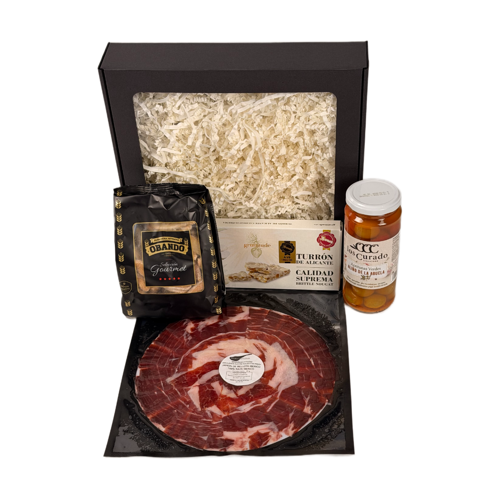 Gurmaniškas rinkinys dovanai 4 dalių de Bellota 100% Iberico