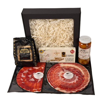 Gurmaniškas rinkinys dovanai 5 dalių Gran Reserva, de Cebo de Campo 50% Iberico