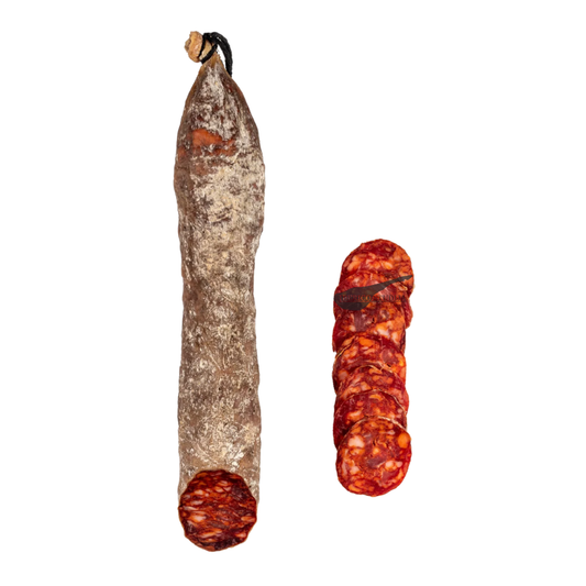 Pjaustyta dešra Torreón Chorizo de Bellota Ibérico 80 g. Premium pakelyje