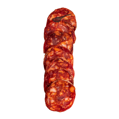 Pjaustyta dešra Torreón Chorizo de Bellota Ibérico 80 g. Premium pakelyje