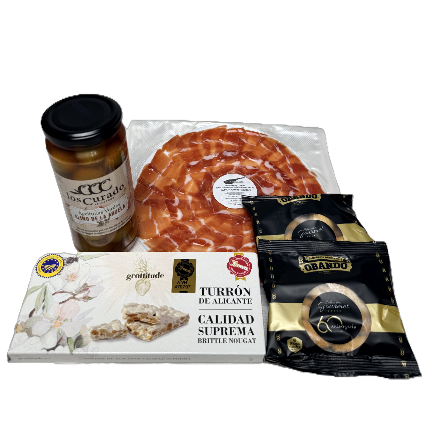 Gurmaniškas rinkinys dovanai 4 dalių de Cebo de Campo 50% Iberico