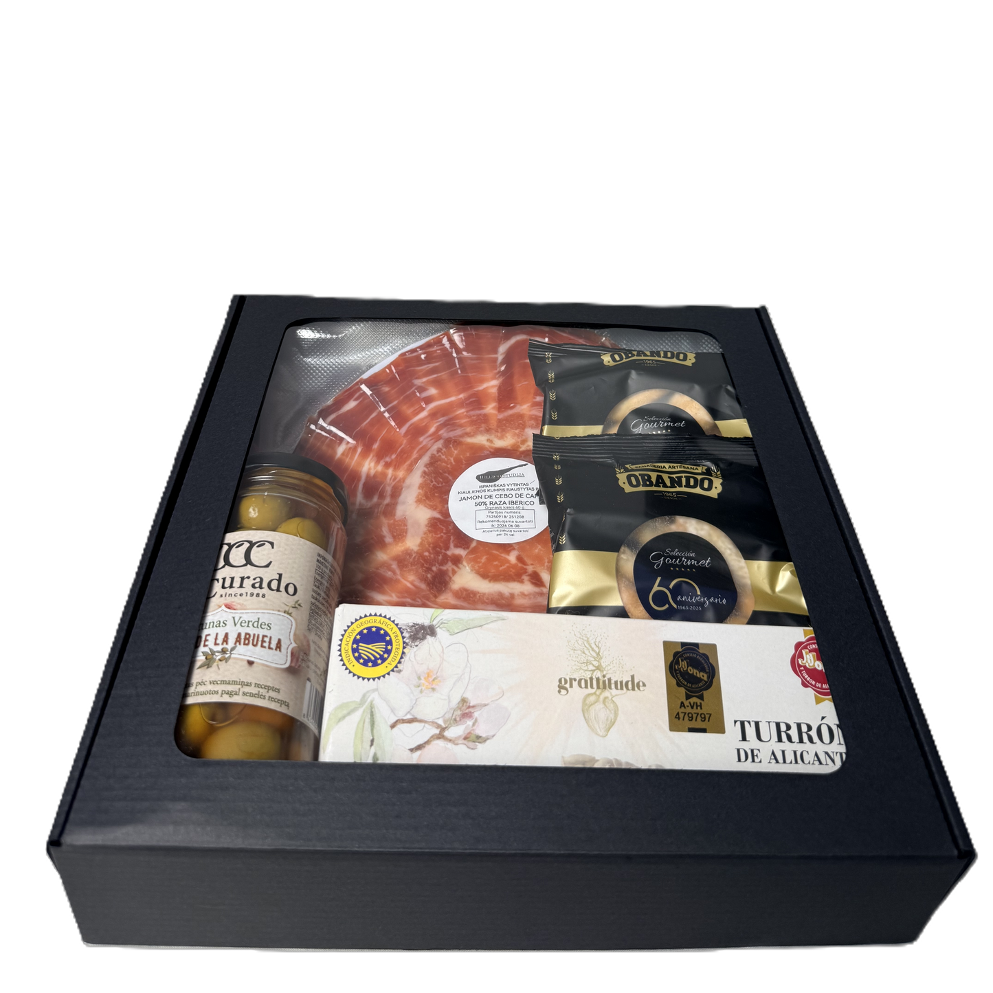 Gurmaniškas rinkinys dovanai 4 dalių de Cebo de Campo 50% Iberico