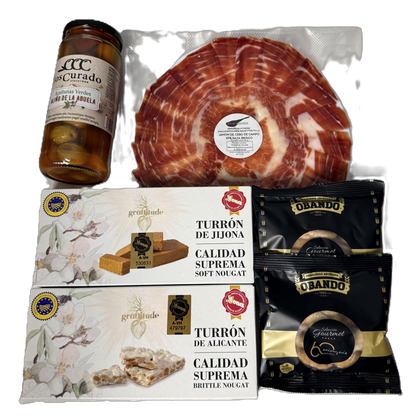 Gurmaniškas rinkinys dovanai 5 dalių de Cebo de Campo 50% Iberico