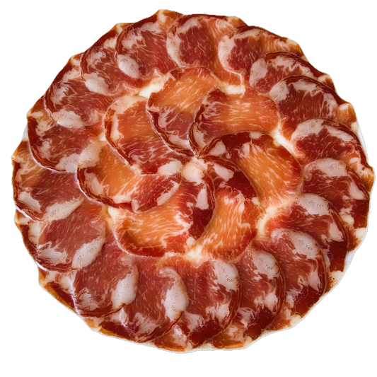 Pjaustyta vytinta nugarinė de Cebo Ibérico 50%