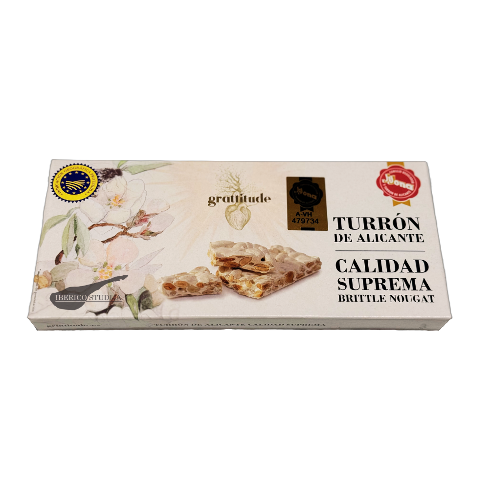 Ispaniškas tradicinis turonas su migdolais (TURRON DE ALICANTE)