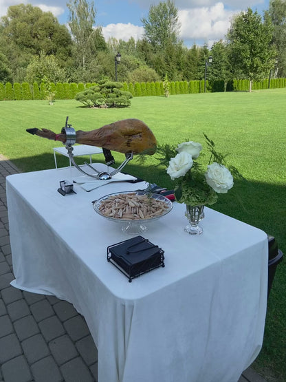 Ibérico kumpio pjaustymas privačiame renginyje