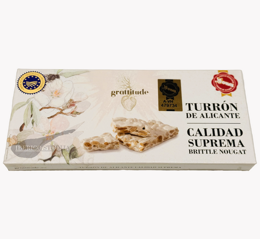 Ispaniškas tradicinis turonas su migdolais (TURRON DE ALICANTE)